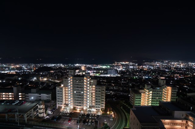 【展望】 | 【上質リノベ】井口台パークヒルズ参番館 | 現地（2023年1月19日19：10頃）撮影