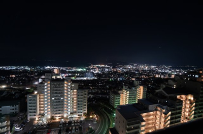 【展望】 | 【上質リノベ】井口台パークヒルズ参番館 | 現地（2023年1月19日19：10頃）撮影