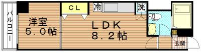 More七条（モア七条）の間取り