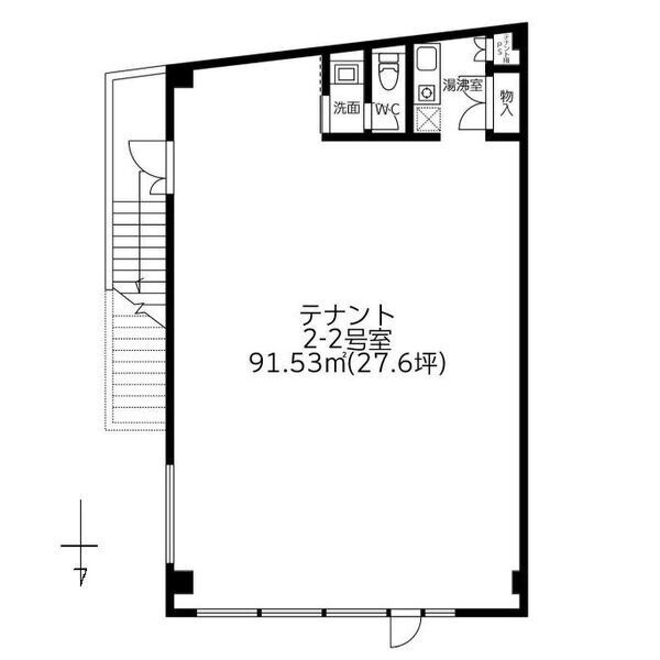 上前津エフワンビルⅡ【　店舗系おすすめ　】の間取り