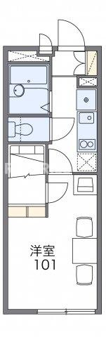 レオパレス開花の間取り|代表的な間取のため実際の間取とは異なる場合があります