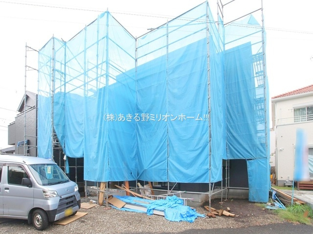 Livele Garden.S　あきる野油平第3期　全2棟　2号棟　の前面道路含む現地写真