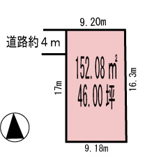 【土地図】 | 各務原市那加前洞新町　B区画