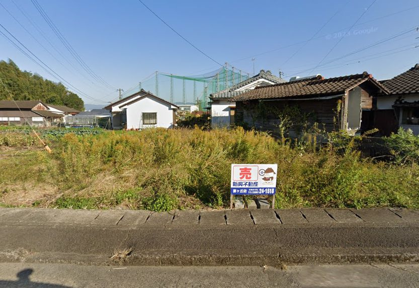 都城市下長飯町の売地の外観