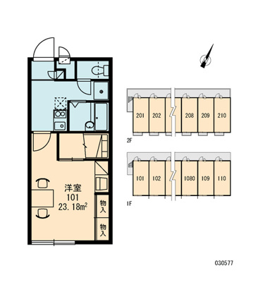 【区画図】 | レオパレスおだまき