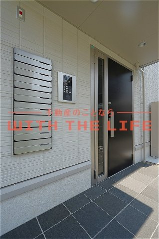 D-room椿【キャッシュバック対象物件】のエントランス|毎日通るエントランスはこのようになっています