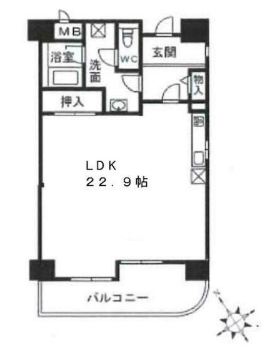 琵琶湖アーバンリゾートⅡ番館の間取り