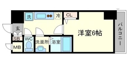 【間取り】 | プレサンス天満橋チエロ
