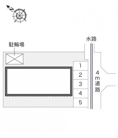 レオパレスサンハイツエイトの駐車場