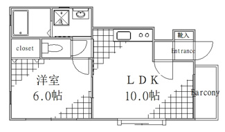【間取り】 | 深川Kハイツ