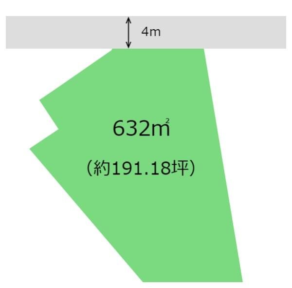 貴志川町岸宮　土地の土地図|土地面積632平米