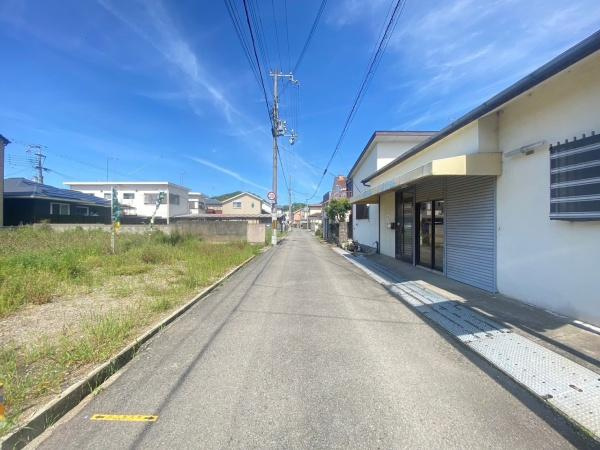 和歌山市紀三井寺　土地の前面道路含む現地写真