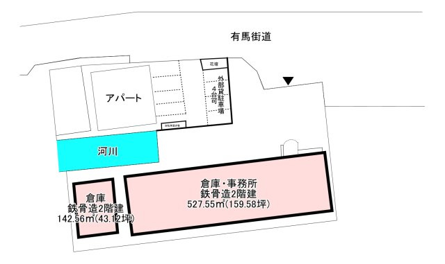 【間取り】 | 工場、倉庫、事務所