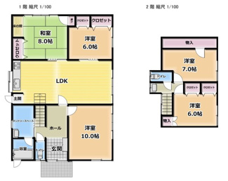 【間取り】 | 武部町　駅裏　中古住宅