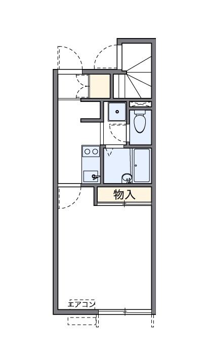 カイトネストⅡの間取り