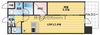 【間取り】 | プレサンス心斎橋ニスト