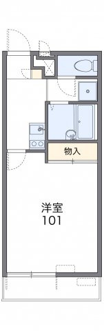 レオパレスうみのかぜの間取り|画像2