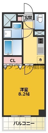 【間取り】 | コンセール葵 | 間取りです。