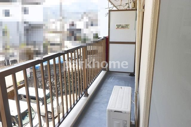 ハイツMINTのバルコニー|広々としたバルコニーです