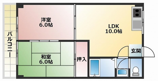 ハイツMINTの間取り