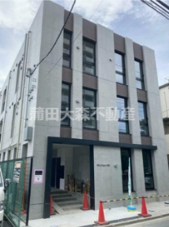 Mia　Casaミアカーサ196の外観|2023年7月築　RC鉄筋コンクリート造地上4階建て総戸数11戸
東京都大田区蒲田1丁目　京浜東北線蒲田駅徒歩9分、京急本線京急蒲田駅徒歩13分