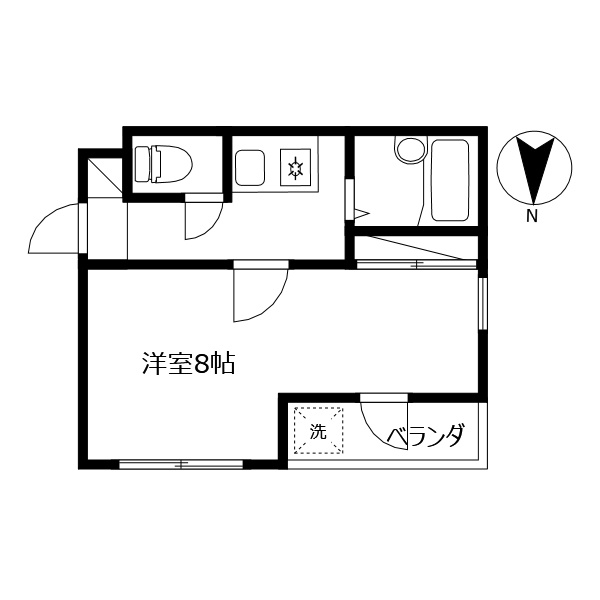 エクセレントハイツ住吉の間取り
