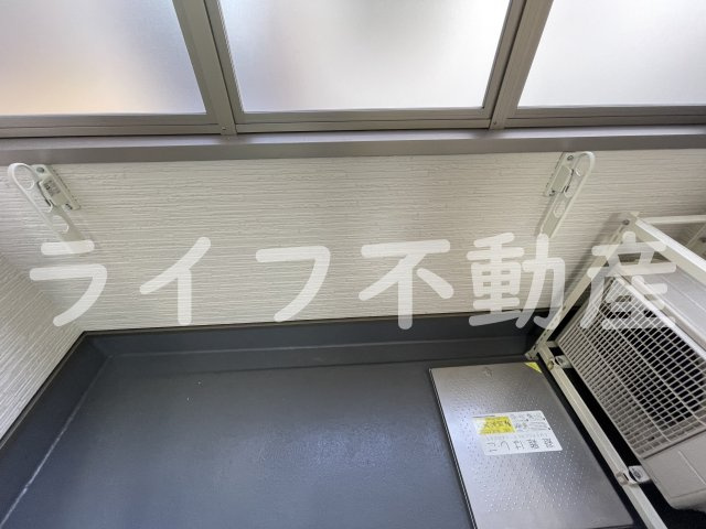 クリエオーレ衣摺Ⅰのバルコニー|開放的で明るい空間を演出してくれるバルコニーです