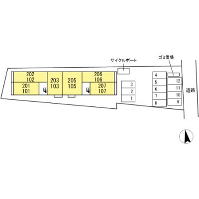 【区画図】 | ガナールⅡ