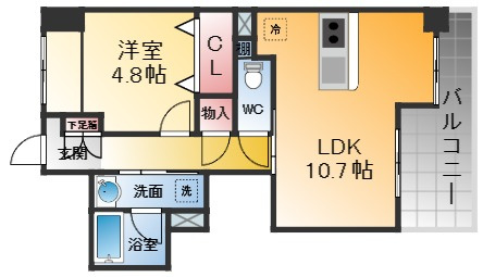 【間取り】 | クオーレ西宮北口Ⅱ
