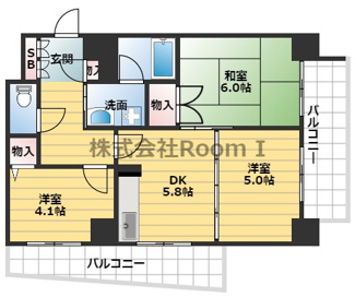 【間取り】 | 第一玉造マンション