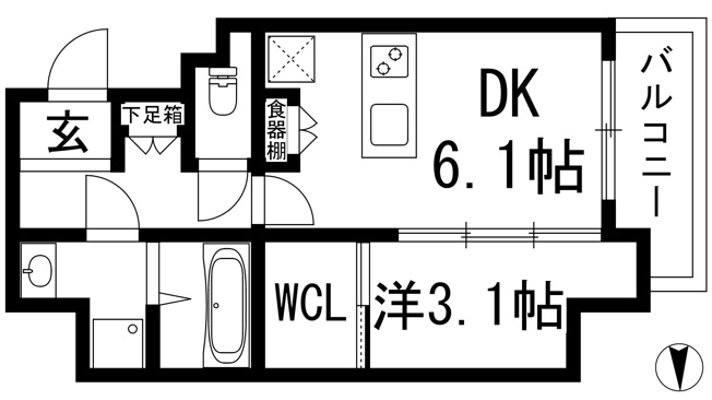 【間取り】 | エム・グランツ池田