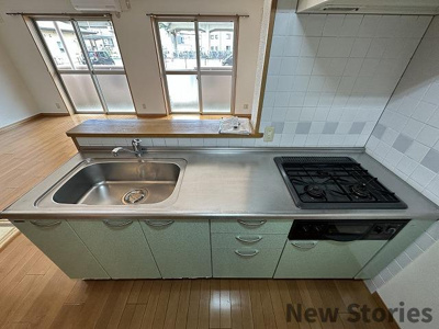 【キッチン】 | アップルコート | お料理しやすいキッチンです