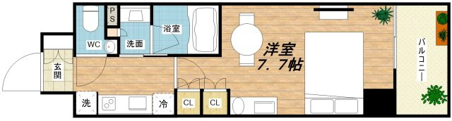 【間取り】 | ザ・パークハビオ江坂公園