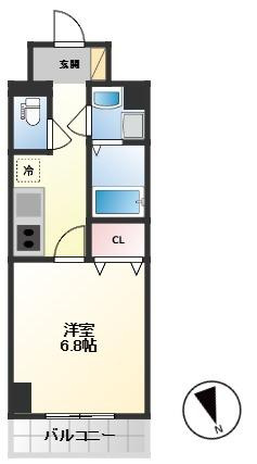 ＭＩＳＴＲＡＬ姫路駅前Ⅳの間取り
