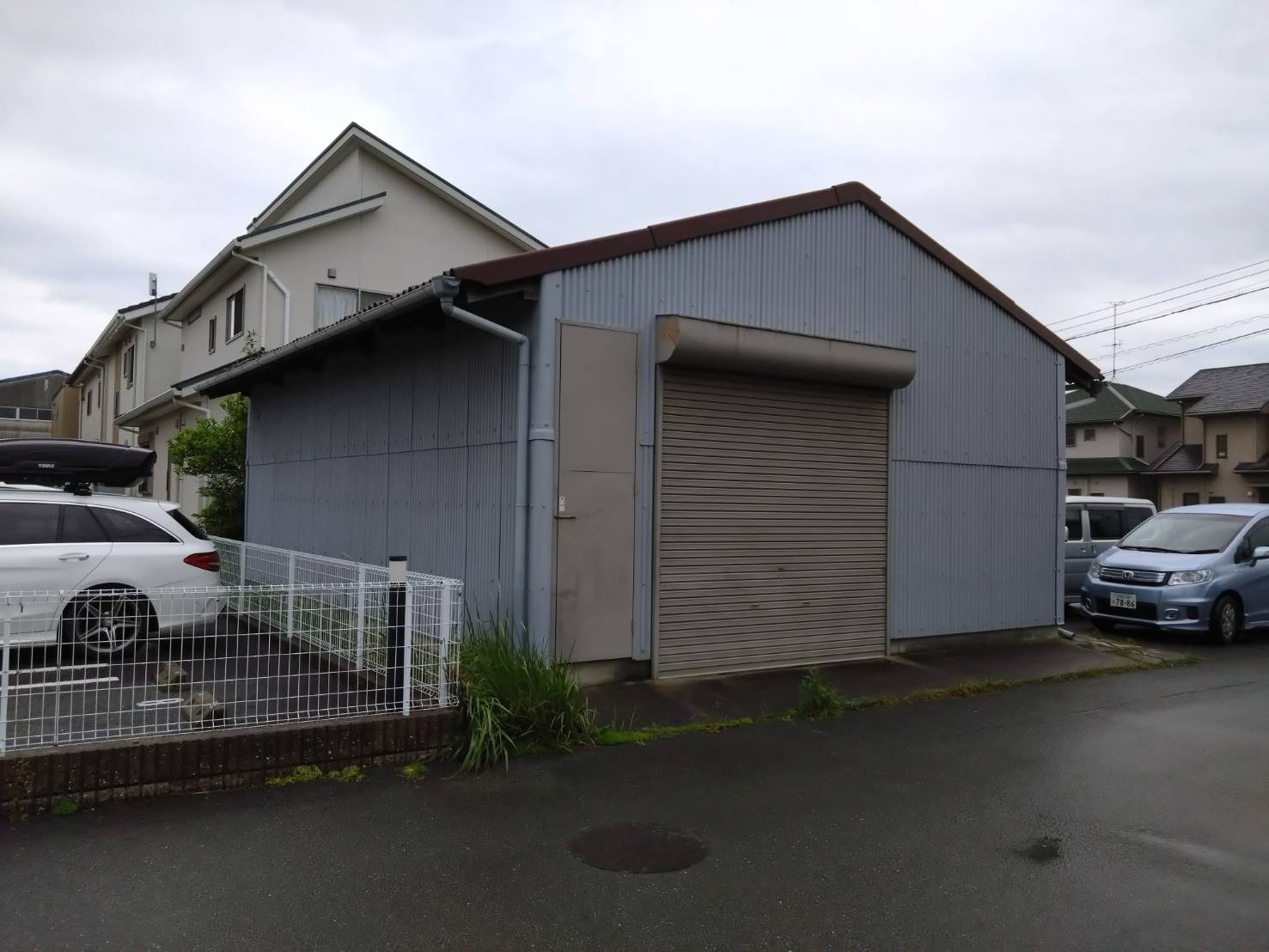 入野町9952-3貸倉庫の外観|電気・水道の設備はありません。