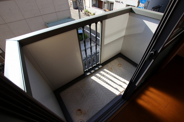 エスポワール大今里のバルコニー