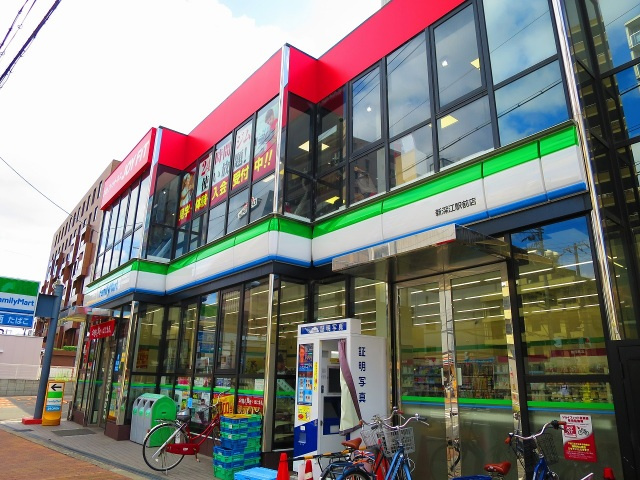 エスポワール大今里の周辺|ファミリーマート新深江駅前店(コンビニ)まで185m