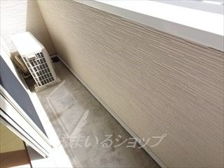 安芸高田市吉田町吉田のアパートのバルコニー