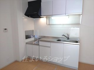 安芸高田市吉田町吉田のアパートのキッチン|浄水器一体型シャワー水栓（カートリッジ費用要）