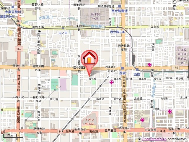 PARK WEST 雅（パークウエスト雅）の地図