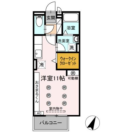 リビングタウンえどばしＢの間取り