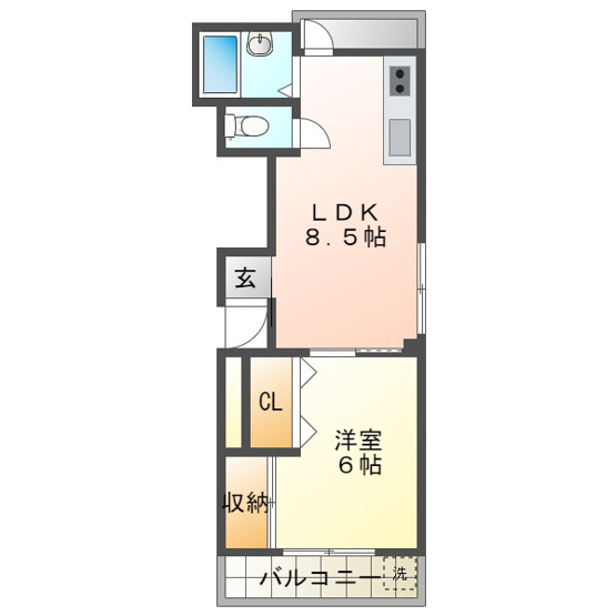 【間取り】 | ココロ戎町