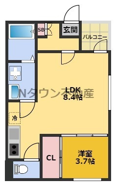 【間取り】 | ハーモニーテラス大幸 | 間取りです
