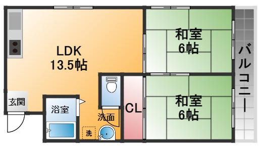 【間取り】 | ジョンメゾン城ヶ堀