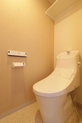 Crecia南福岡（クレシア）1のトイレ|清潔感のあるトイレです。