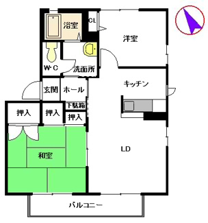 【間取り】 | ファミリア コーポレーションⅡ Ⅰ棟 | 【ファミリア コーポレーションⅡ Ⅰ棟】
