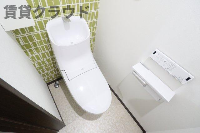 AQUE22のトイレ|落ち着いたトイレです