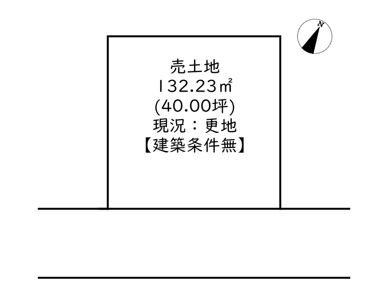 姫路市網干区新在家／売土地の土地図