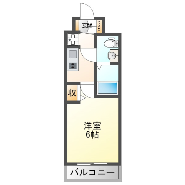 エグゼ大阪ＮＯＲＴＨゲートの間取り