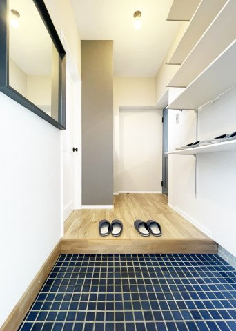 天神マンション　2号棟の玄関